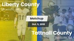Matchup: Liberty County vs. Tattnall County  2018