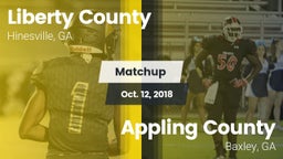 Matchup: Liberty County vs. Appling County  2018