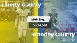 Matchup: Liberty County vs. Brantley County  2018