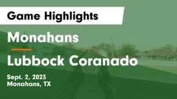 Monahans  vs Lubbock Coranado Game Highlights - Sept. 2, 2023