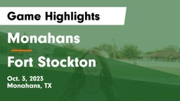 Monahans  vs Fort Stockton Game Highlights - Oct. 3, 2023