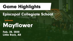 Episcopal Collegiate School vs Mayflower  Game Highlights - Feb. 28, 2020