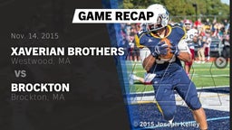 Recap: Xaverian Brothers  vs. Brockton  2015