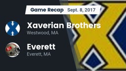 Recap: Xaverian Brothers  vs. Everett  2017