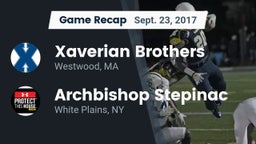 Recap: Xaverian Brothers  vs. Archbishop Stepinac  2017