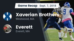 Recap: Xaverian Brothers  vs. Everett  2018
