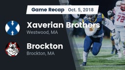 Recap: Xaverian Brothers  vs. Brockton  2018