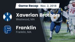 Recap: Xaverian Brothers  vs. Franklin  2018