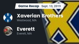 Recap: Xaverian Brothers  vs. Everett  2019