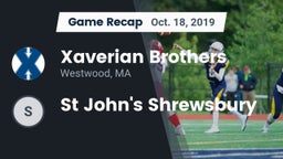 Recap: Xaverian Brothers  vs. St John's Shrewsbury 2019