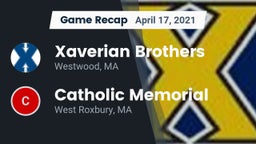 Recap: Xaverian Brothers  vs. Catholic Memorial  2021