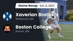 Recap: Xaverian Brothers  vs. Boston College  2021