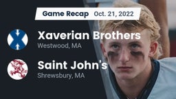 Recap: Xaverian Brothers  vs. Saint John's  2022