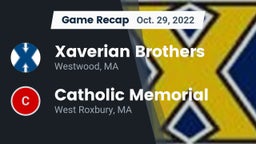 Recap: Xaverian Brothers  vs. Catholic Memorial  2022
