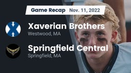 Recap: Xaverian Brothers  vs. Springfield Central  2022