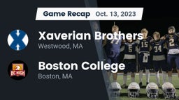 Recap: Xaverian Brothers  vs. Boston College  2023