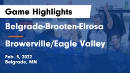 Belgrade-Brooten-Elrosa  vs Browerville/Eagle Valley  Game Highlights - Feb. 5, 2022