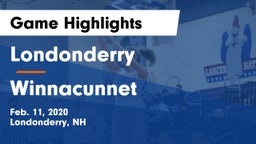 Londonderry  vs Winnacunnet  Game Highlights - Feb. 11, 2020