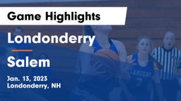 Londonderry  vs Salem  Game Highlights - Jan. 13, 2023