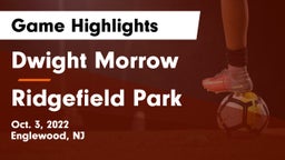 Dwight Morrow  vs Ridgefield Park  Game Highlights - Oct. 3, 2022