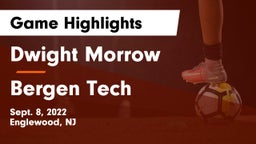 Dwight Morrow  vs Bergen Tech  Game Highlights - Sept. 8, 2022