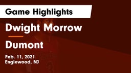 Dwight Morrow  vs Dumont  Game Highlights - Feb. 11, 2021