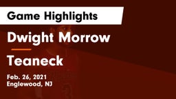 Dwight Morrow  vs Teaneck  Game Highlights - Feb. 26, 2021