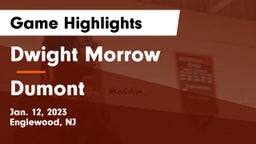 Dwight Morrow  vs Dumont  Game Highlights - Jan. 12, 2023