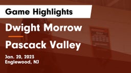 Dwight Morrow  vs Pascack Valley  Game Highlights - Jan. 20, 2023