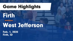 Firth  vs West Jefferson  Game Highlights - Feb. 1, 2020