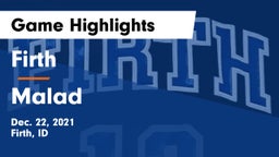 Firth  vs Malad  Game Highlights - Dec. 22, 2021