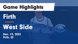 Firth  vs West Side  Game Highlights - Dec. 19, 2023
