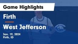 Firth  vs West Jefferson  Game Highlights - Jan. 19, 2024