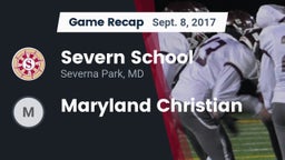 Recap: Severn School vs. Maryland Christian 2017