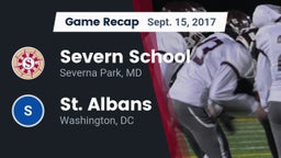 Recap: Severn School vs. St. Albans  2017
