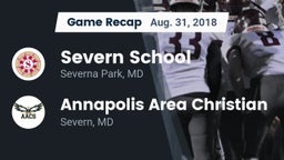 Recap: Severn School vs. Annapolis Area Christian  2018