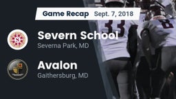 Recap: Severn School vs. Avalon  2018