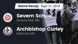 Recap: Severn School vs. Archbishop Curley  2018