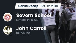 Recap: Severn School vs. John Carroll  2018