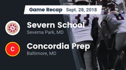 Recap: Severn School vs. Concordia Prep  2018
