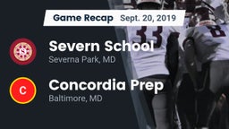 Recap: Severn School vs. Concordia Prep  2019