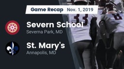 Recap: Severn School vs. St. Mary's  2019
