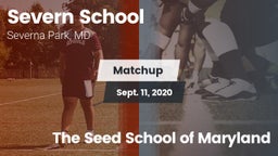 Matchup: Severn School vs. The Seed School of Maryland 2020
