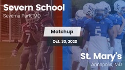 Matchup: Severn School vs. St. Mary's  2020