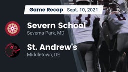 Recap: Severn School vs. St. Andrew's  2021