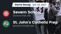 Recap: Severn School vs. St. John's Catholic Prep  2021