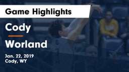 Cody  vs Worland  Game Highlights - Jan. 22, 2019