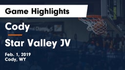 Cody  vs Star Valley JV Game Highlights - Feb. 1, 2019
