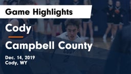 Cody  vs Campbell County  Game Highlights - Dec. 14, 2019