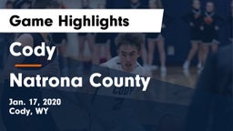 Cody  vs Natrona County  Game Highlights - Jan. 17, 2020